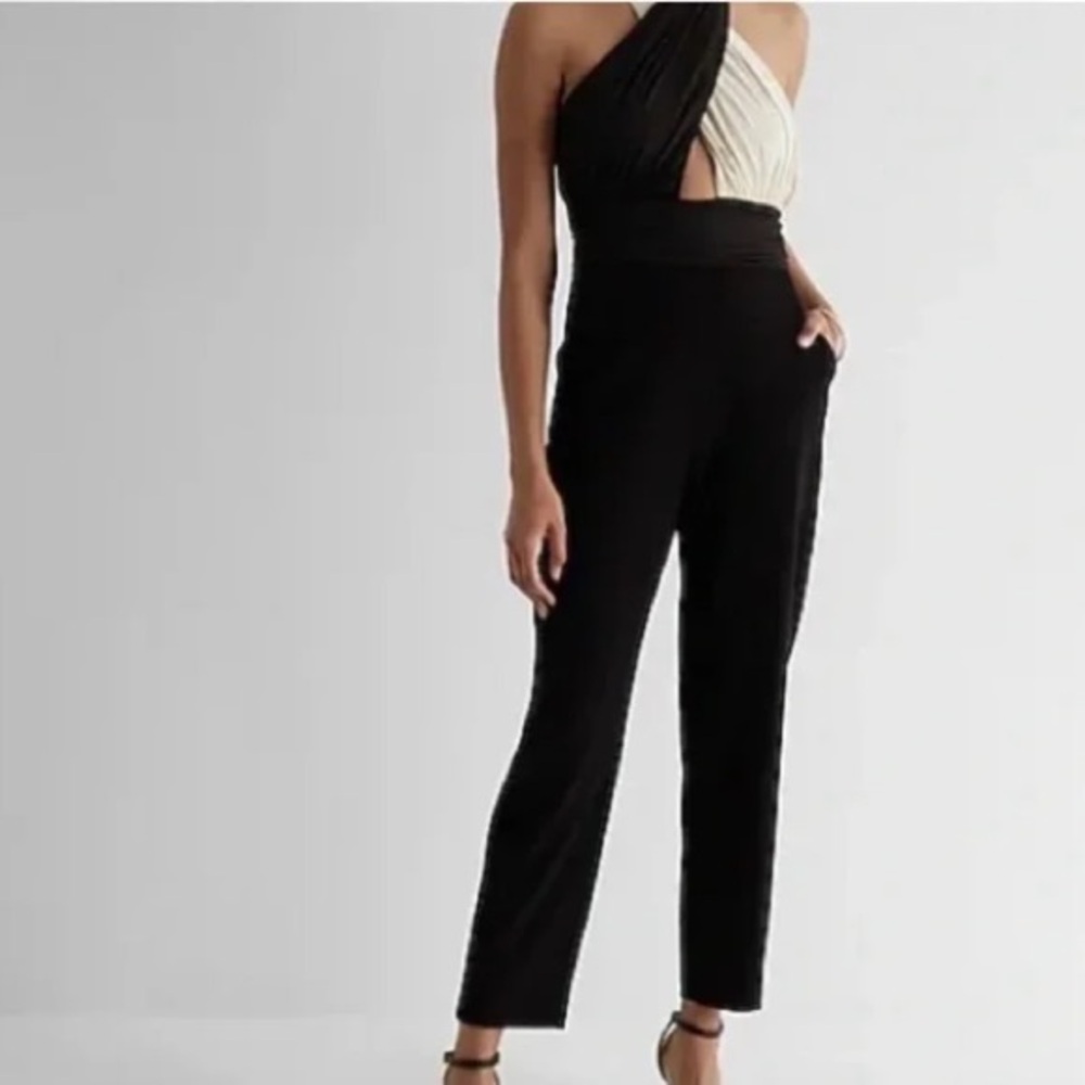 Express Black and White multi-way Jumpsuit